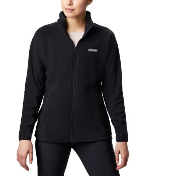 Dámské Bundy Columbia Basin Trail Fleece Full Zip Top Černé OBTSER791